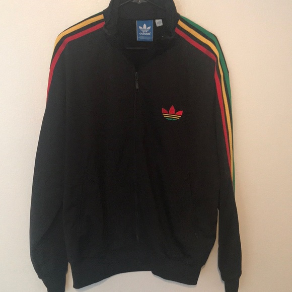 adidas rasta track jacket